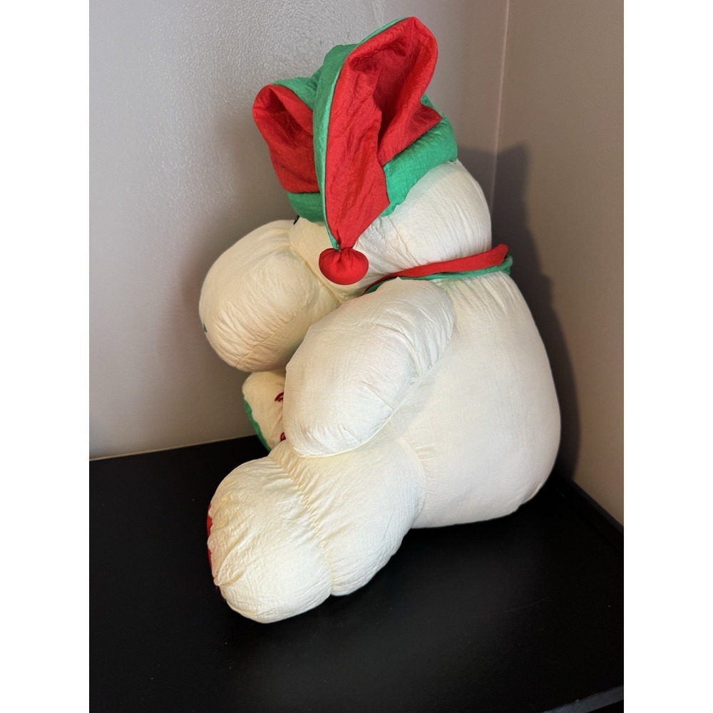 Chrisha Playful Plush‎ Reindeer Christmas Plush Stuffed Animal Vintage 1980s - Picture 3 of 9